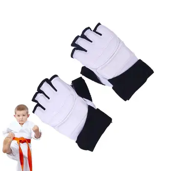 1 Пара Защитных Приспособлений Для Тхэквондо Sanda Training Match Hands Feet Guard Banket Перчатки Для Защиты Суставов Ног и Кистей Для ММА