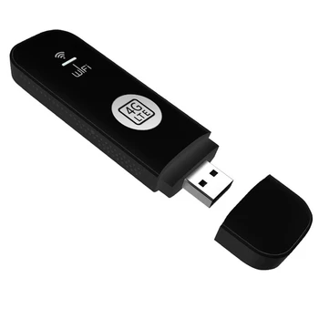 4G USB WIFI Модем Со Слотом Для SIM-Карты 4G LTE Автомобильный Беспроводной Wifi Маршрутизатор USB Dongle Черный