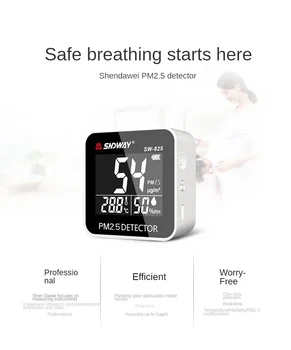 SNDWAY новый продукт монитор качества воздуха для бытовой техники SW-825 PM2.5 детектор природного газа