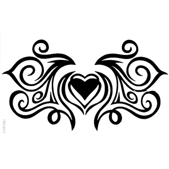 сердце Временная Татуировка наклейка Татуировка Для Мужчин Женщин Водонепроницаемые Наклейки татуировки макияж поддельные татуировки рукав Женщины Вставить наклейки